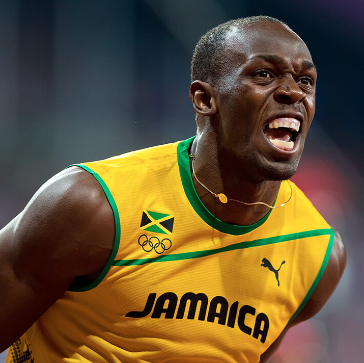 Usain running